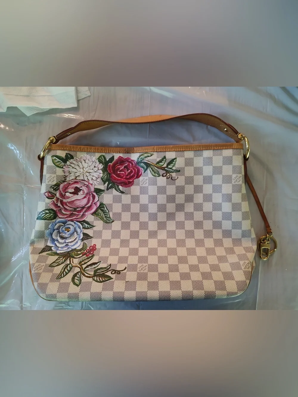 Louis Vuitton Damier Purse Single Strap with Coa - Picture 1 of 16